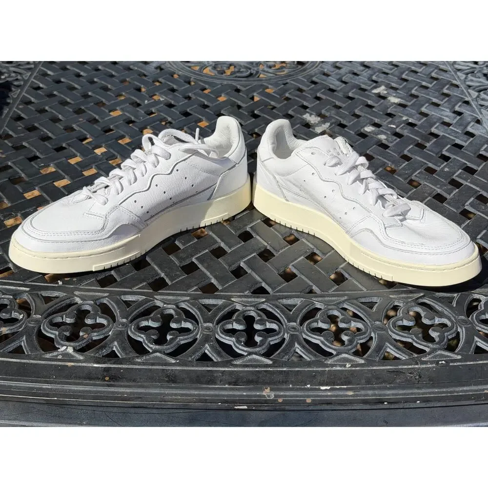 Adidas Men’s Super Court Off White Rare Luxe Classics Size 7 EE6325 NWOT